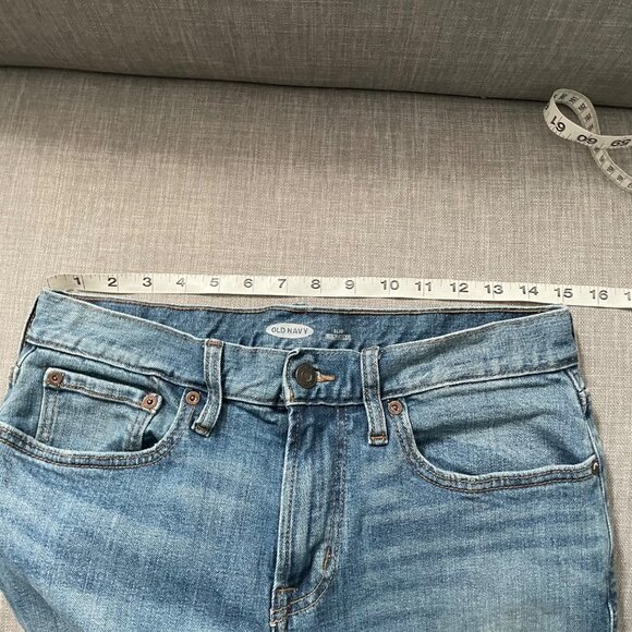 Old Navy Slim Built in Flex Light Wash Jeans Men's Size 30 x 30 Stretch Denim - Picture 6 of 8